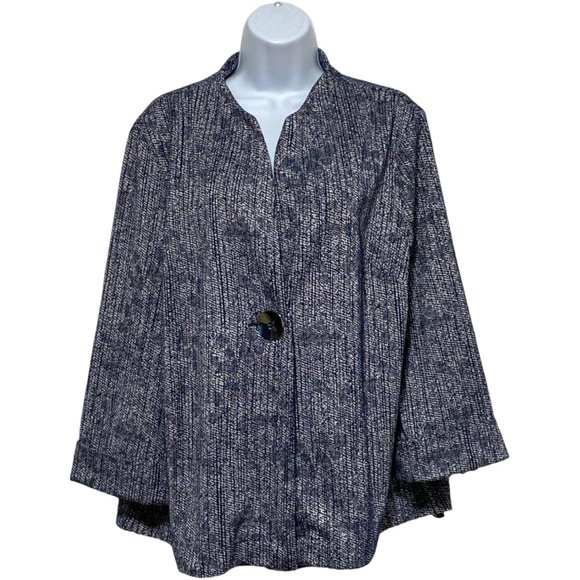 Women's Large Jacket One Button Closure Design By-JM Collections - Picture 1 of 3